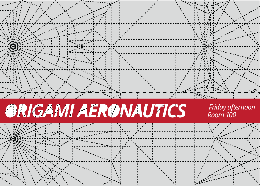 A poster designed for an origami airplane club in my high school.