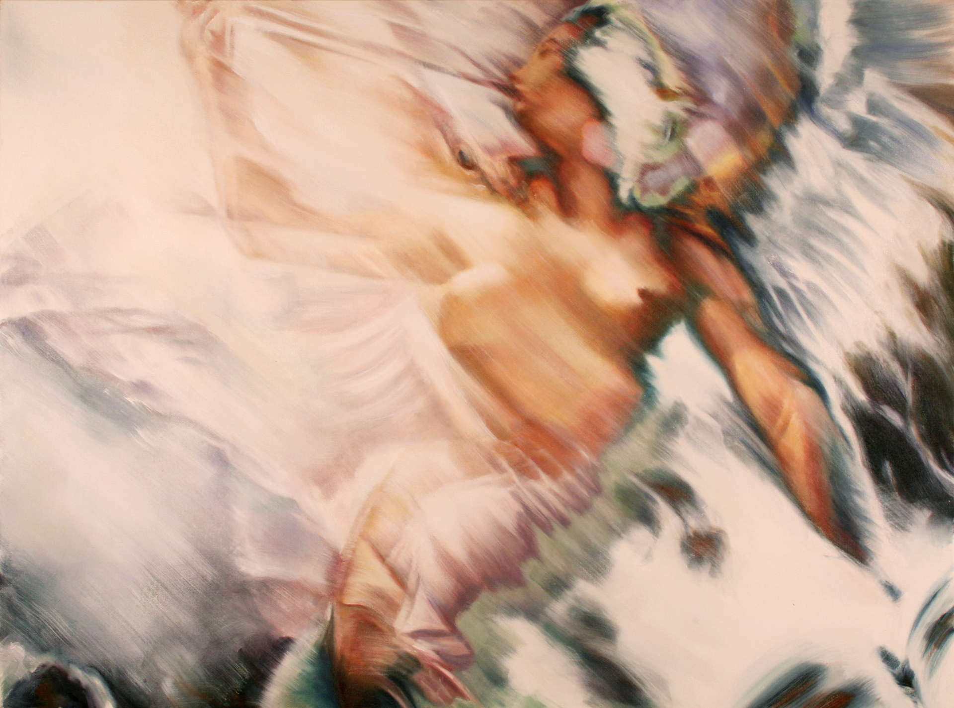 Apotheosis of the Barbaro Family (after Tiepolo) 2006, oil on canvas, 40 X 30"