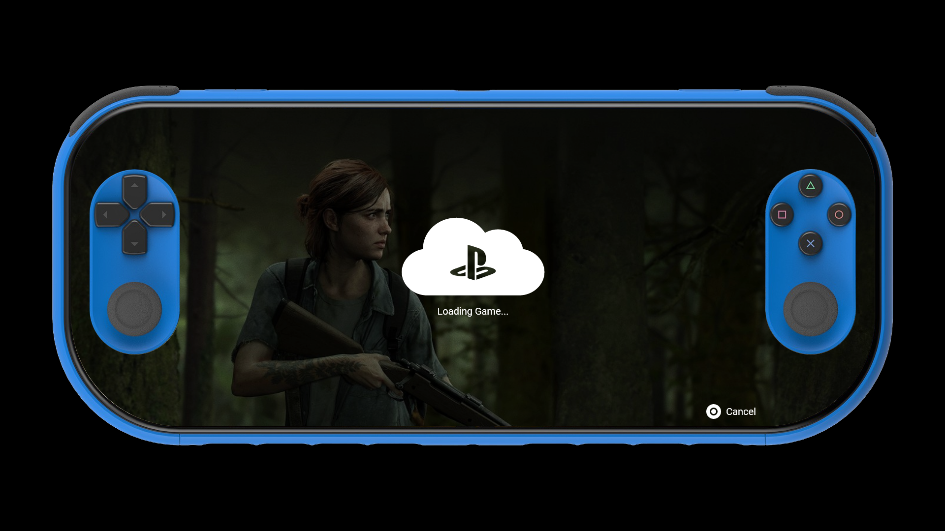 Screen that launches into "The Last of Us 2"