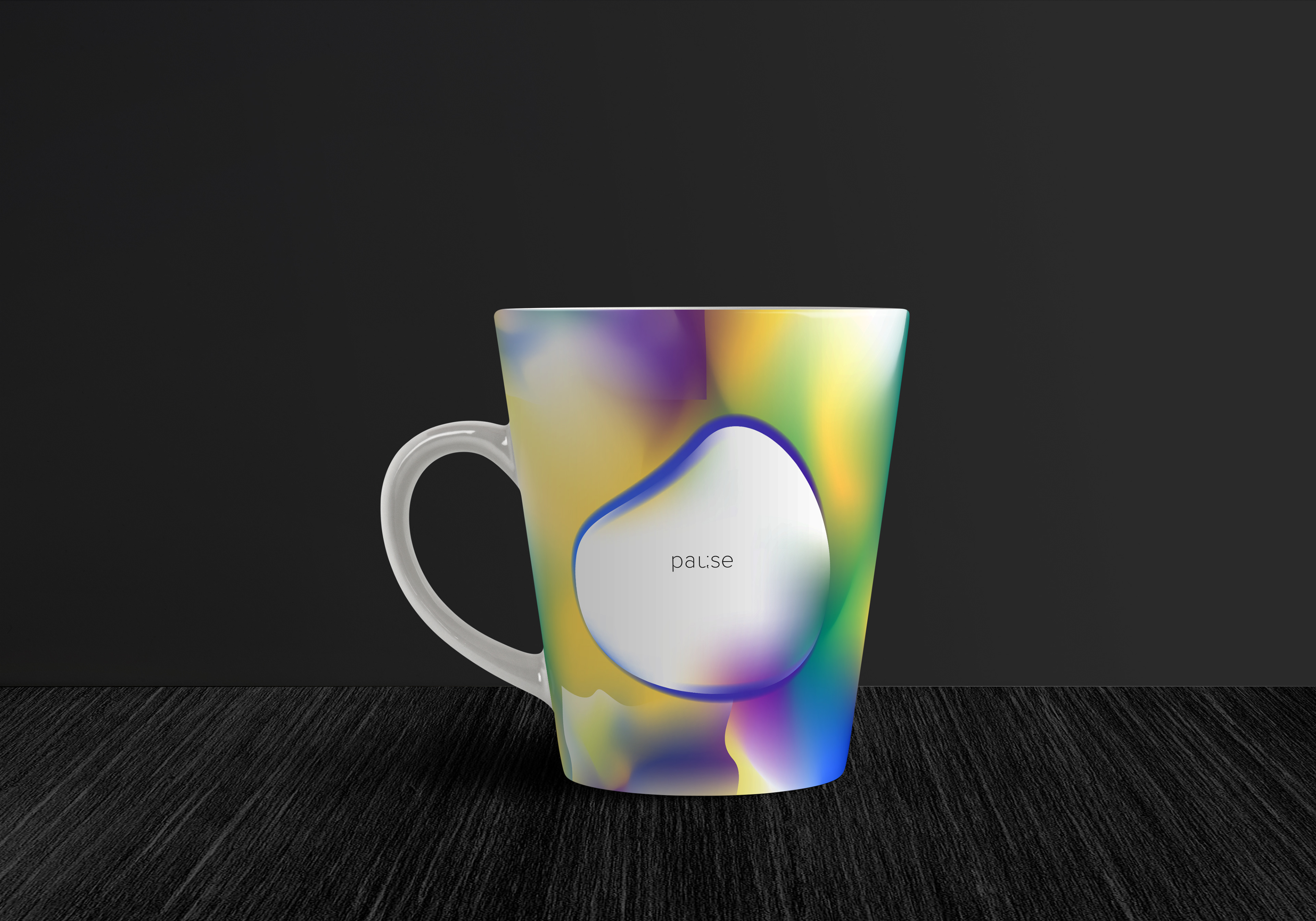 Mug (to appear on shelves in coffee shops)