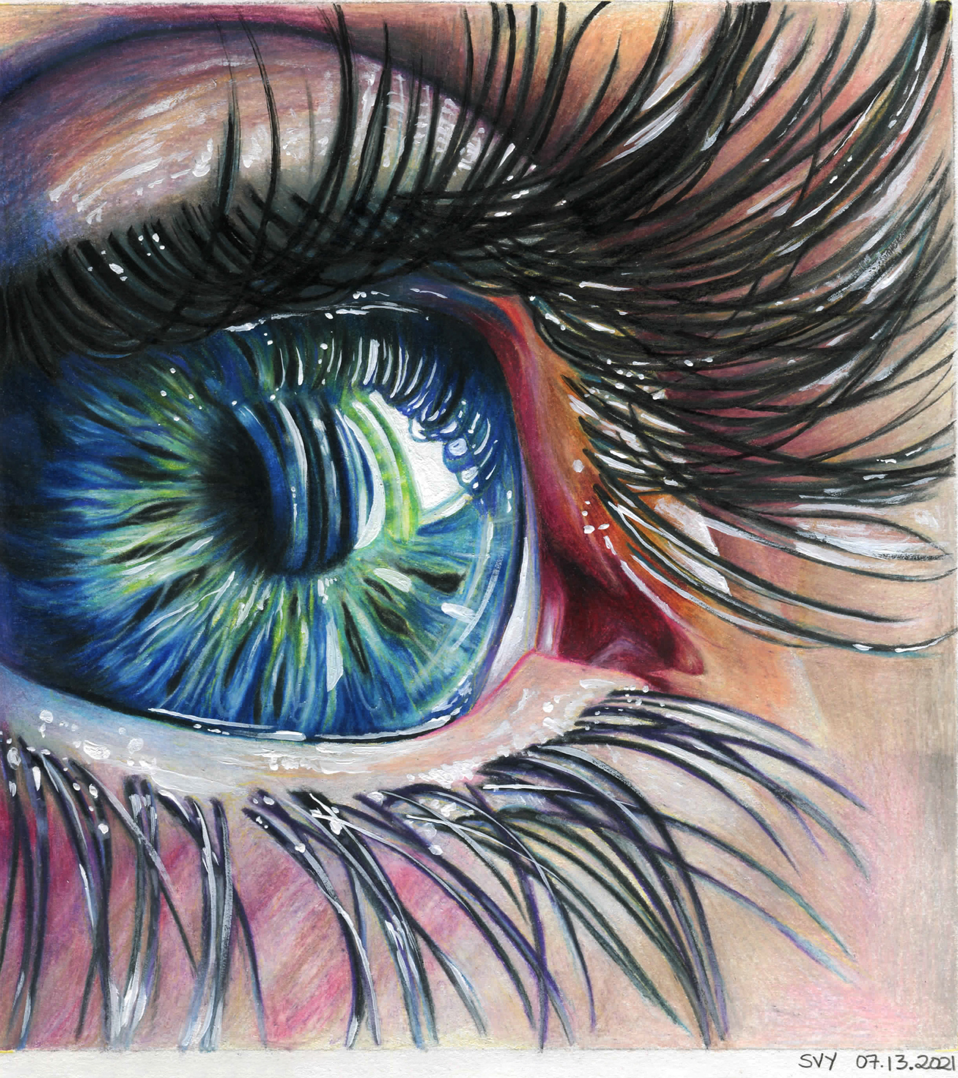 colored pencil