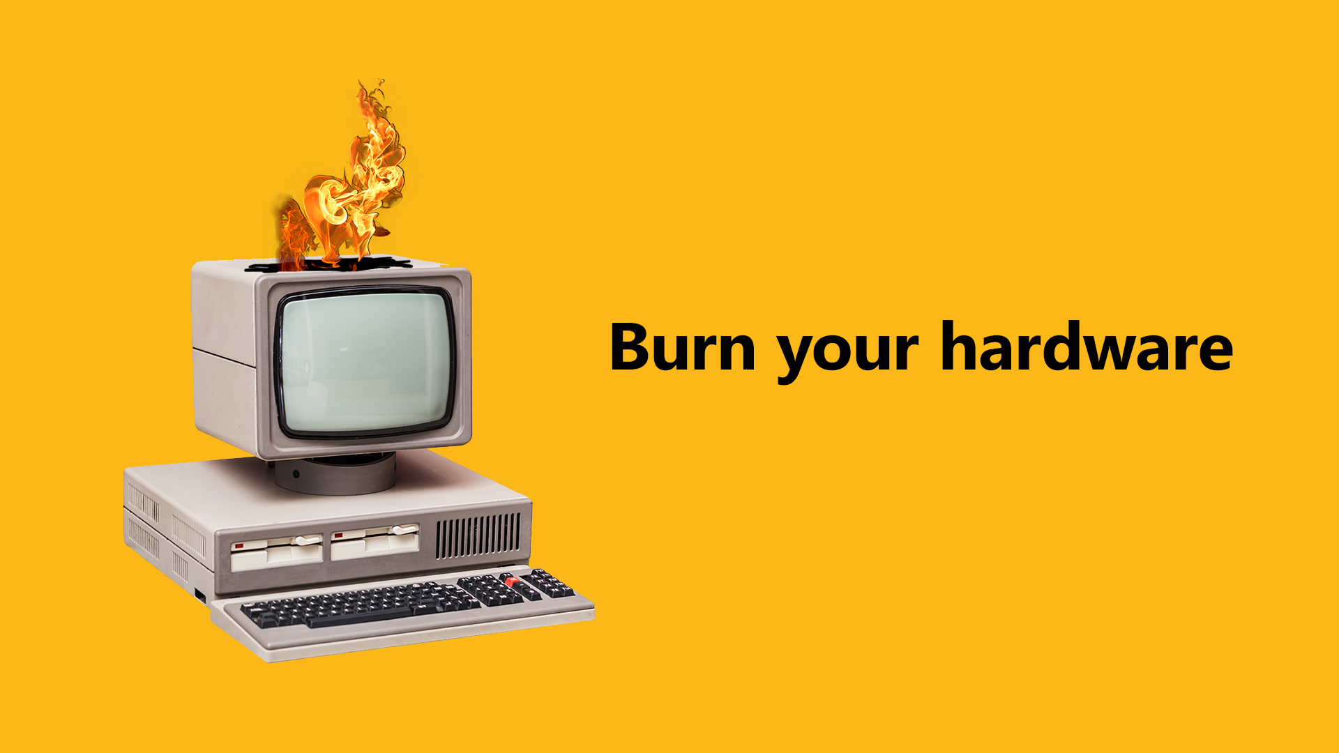 Burn your hardware cloud migration campaign