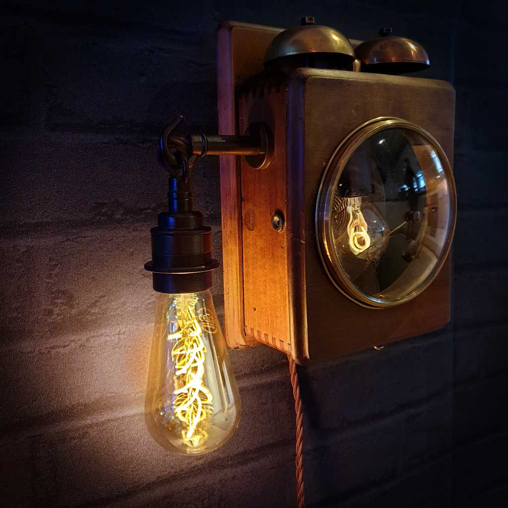 Vintage hanging light and interior light