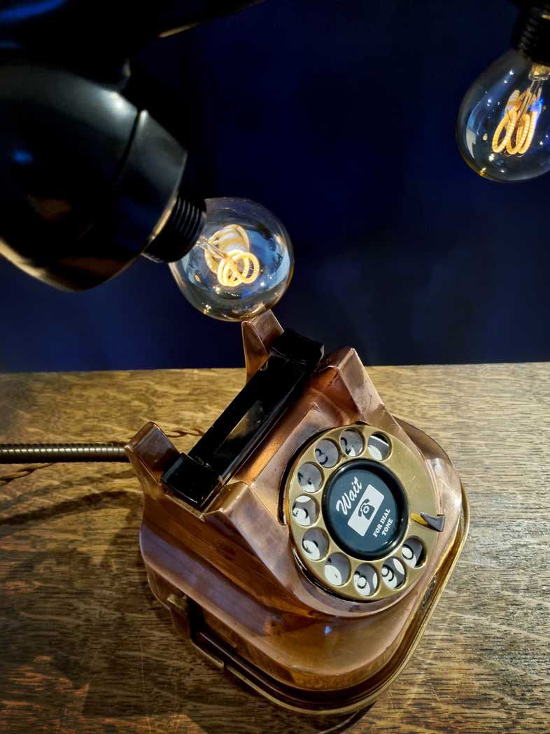 Brass rotary dial