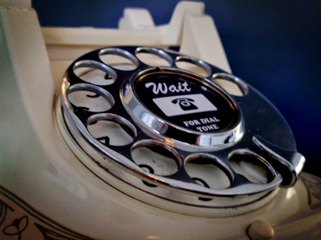 Chrome rotary dial