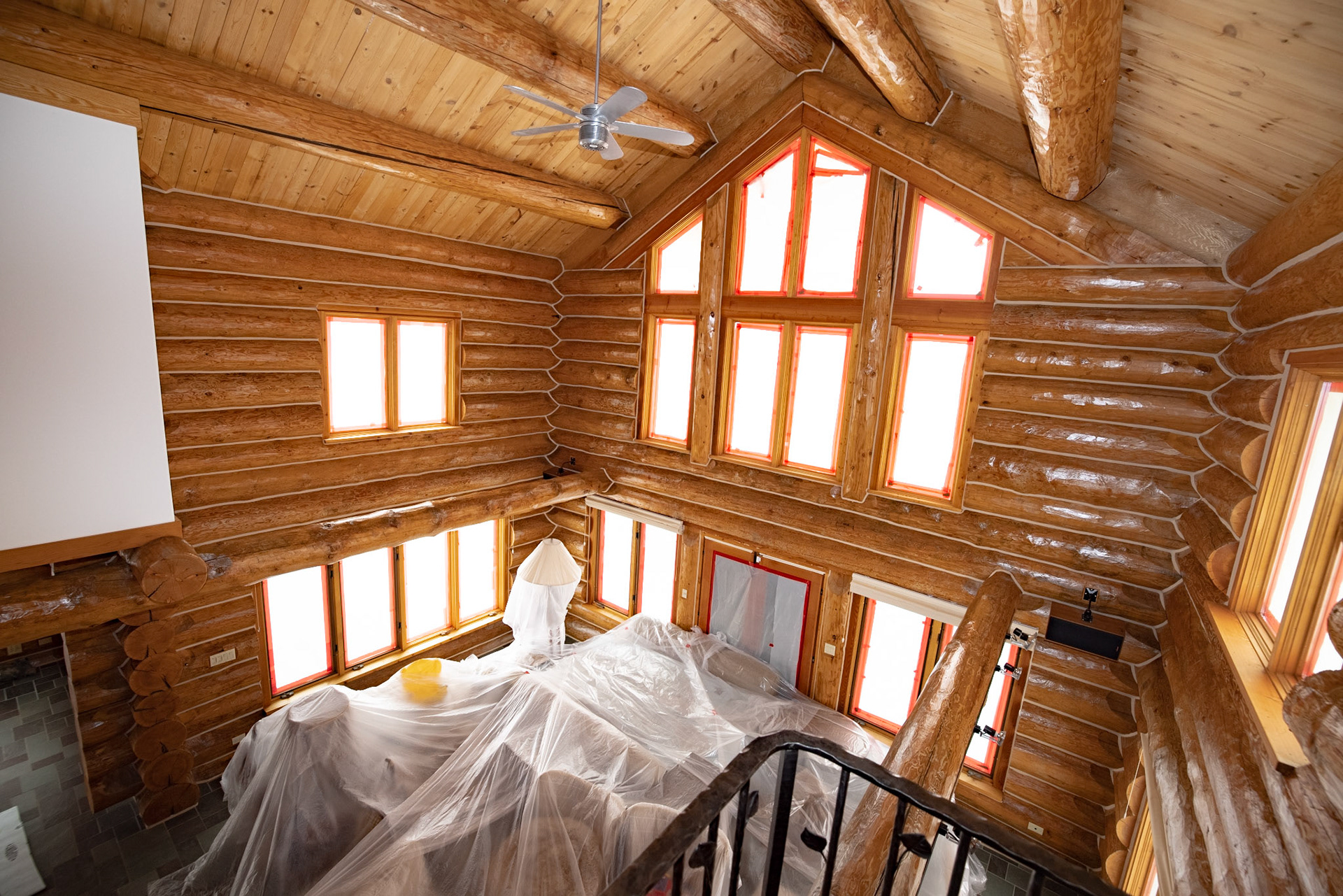 Boulder log home repair