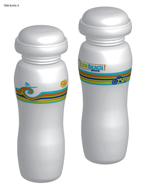 Teen Beach Movie Bottle Art