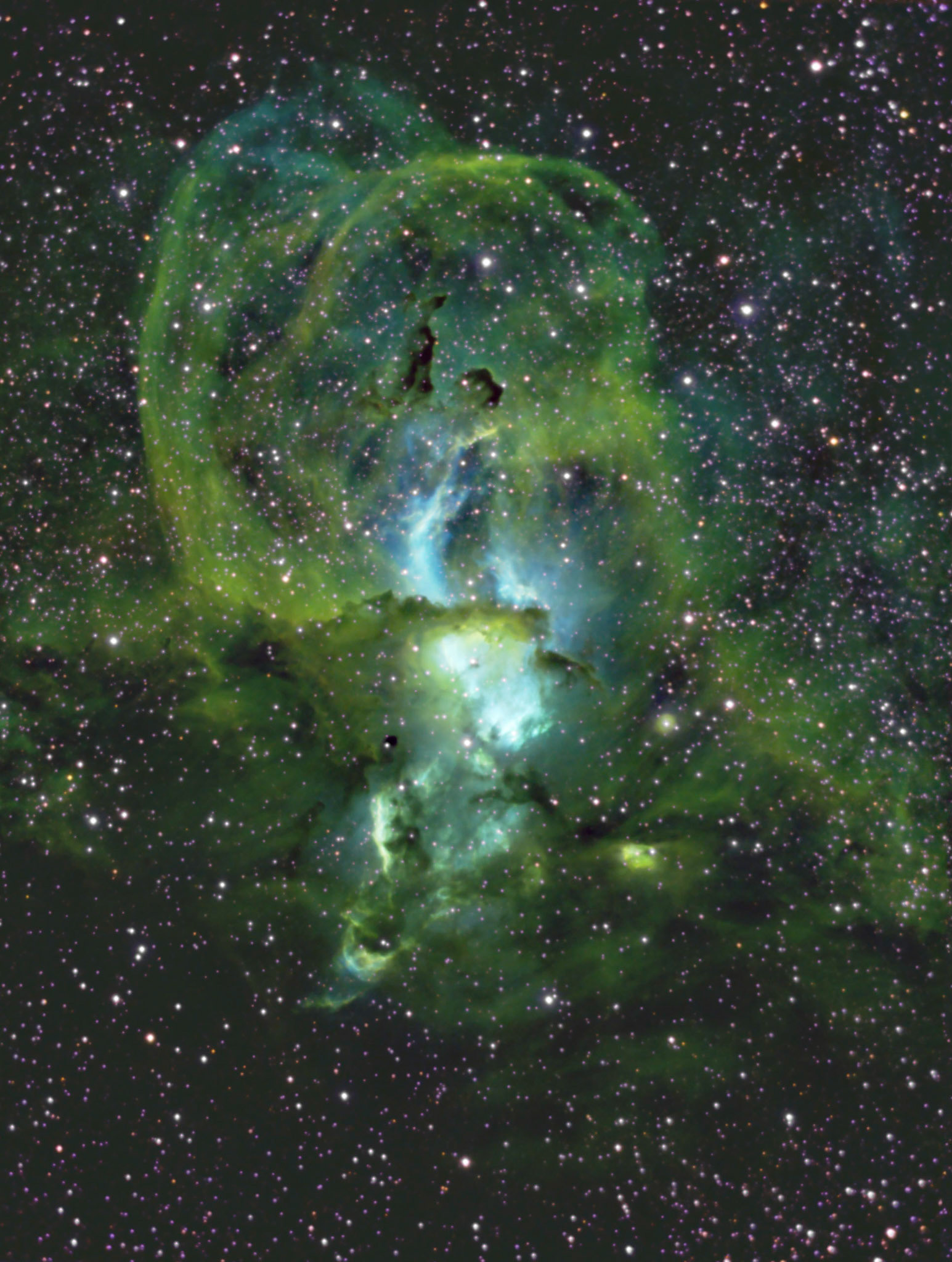 2021-04-02 - NGC3576 Statue of Liberty - S120 H210 O120