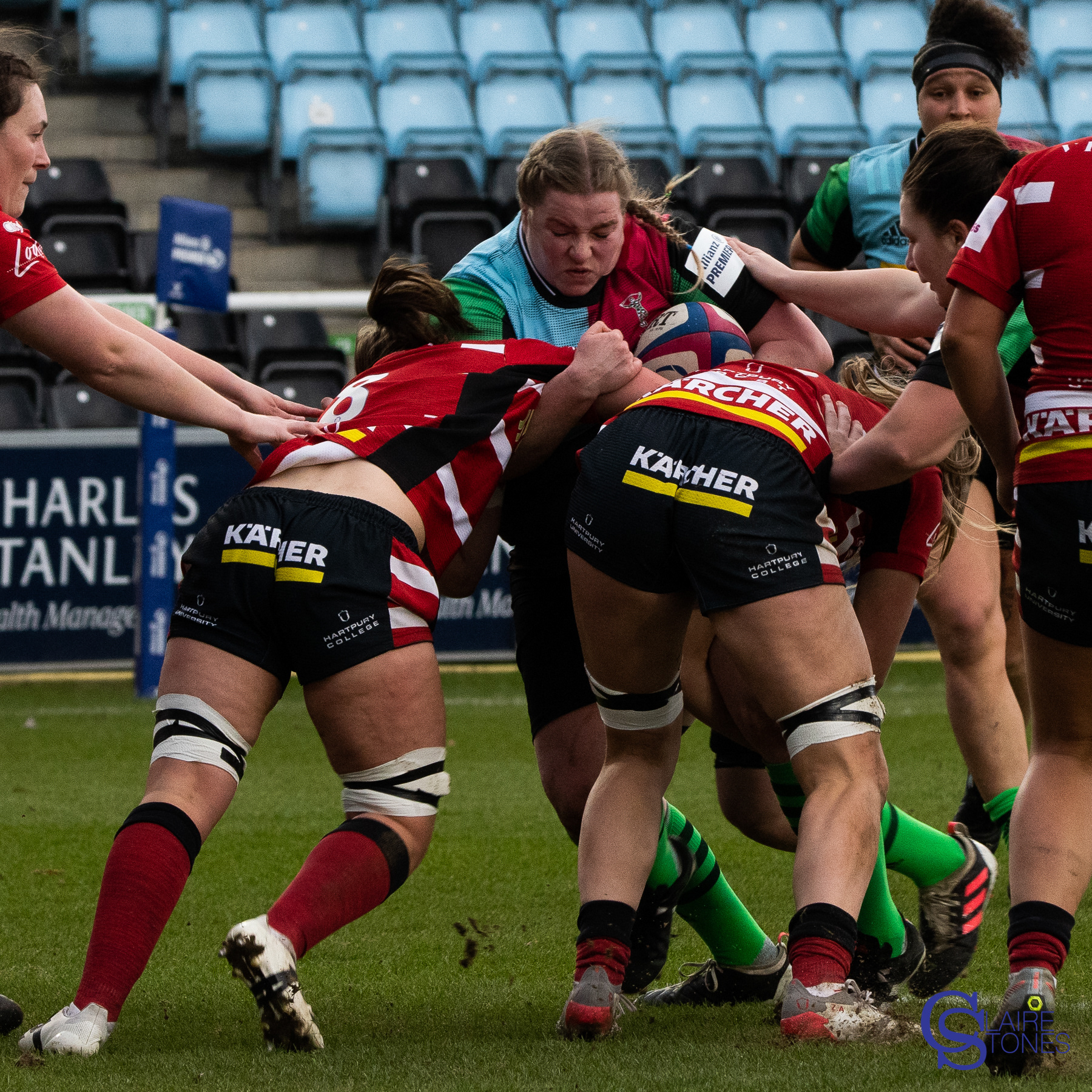 Chloe Edwards tackled
