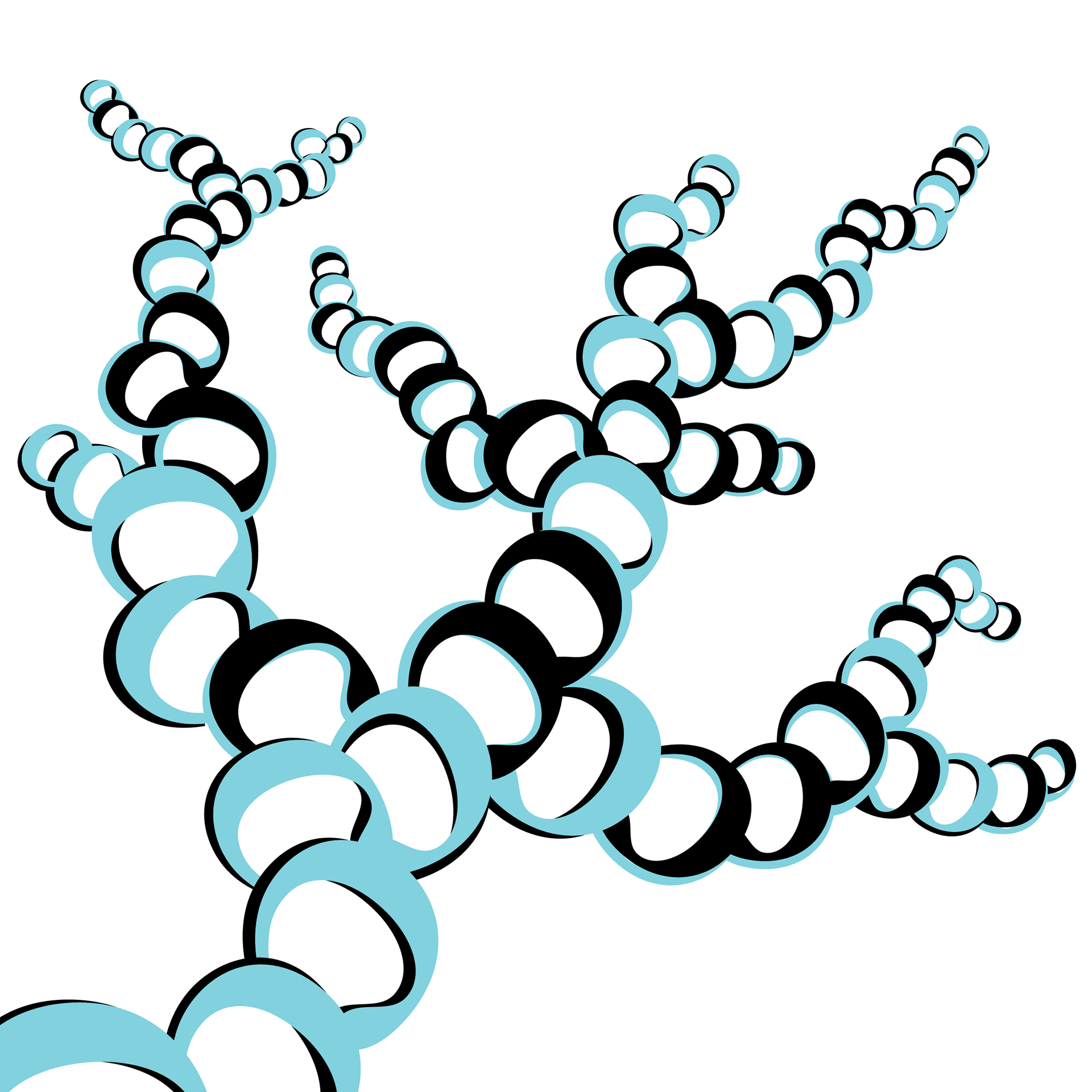 Coral created with Bembo 'c'