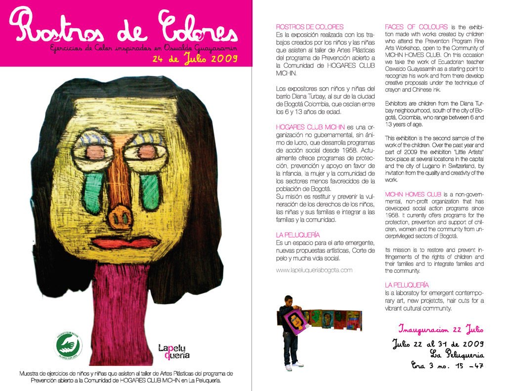 Invitation Rostros de Colores
