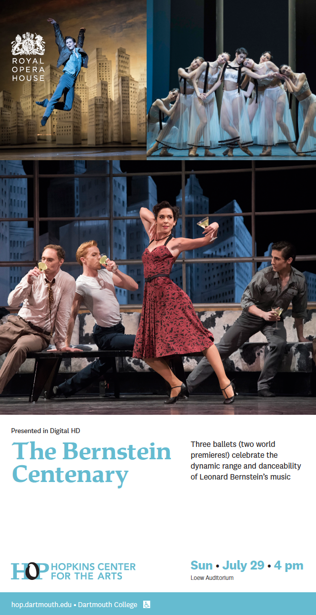 Hopkins Center for the Arts 'The Bernstein Centenary' kiosk poster