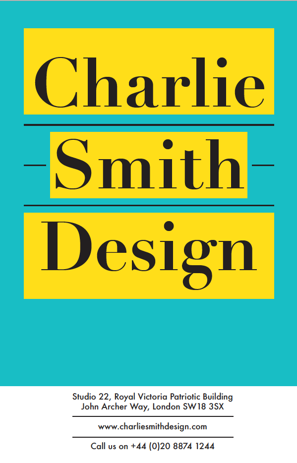 Charlie Smith Design rendition poster