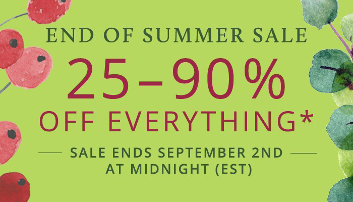Chelsea Green Publishing's Summer Sales 2019 banner 25-90% Off Everything (700 x 400)