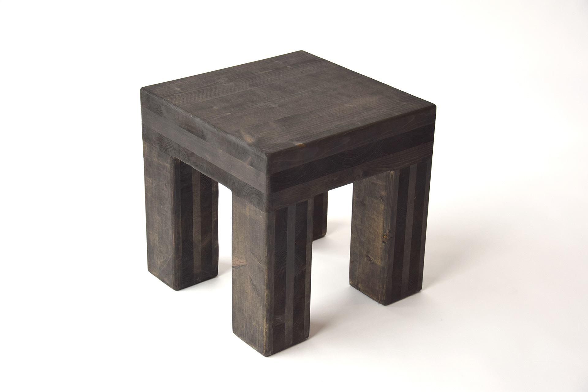 chunky small stool, black fungus
