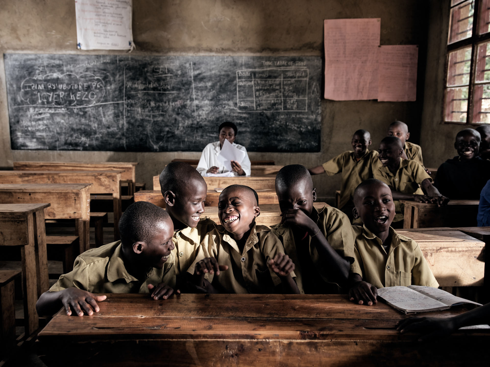 A classroom in Rwanda.. Actionaid Greece.