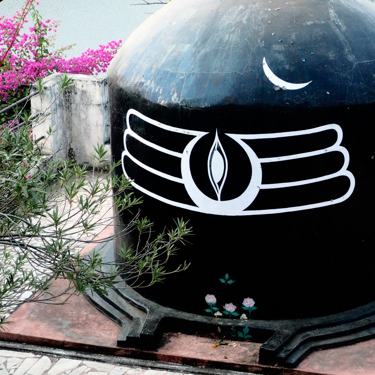 Shiva Linga near river