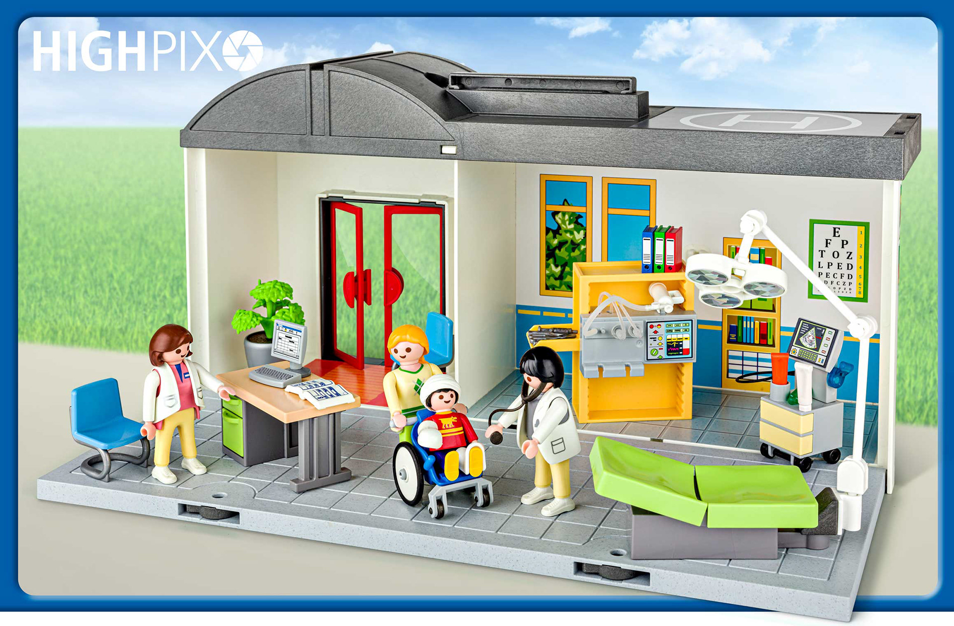 PLAYMOBIL 5953 Mitnehm Krankenhaus Spielzeug