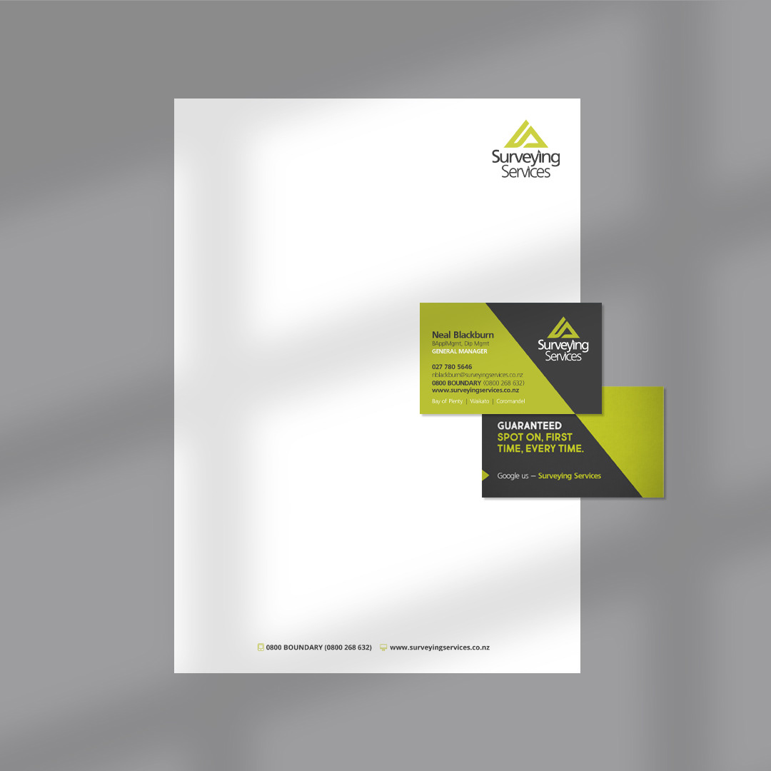 Branded Letterhead and business card by Onyx Design