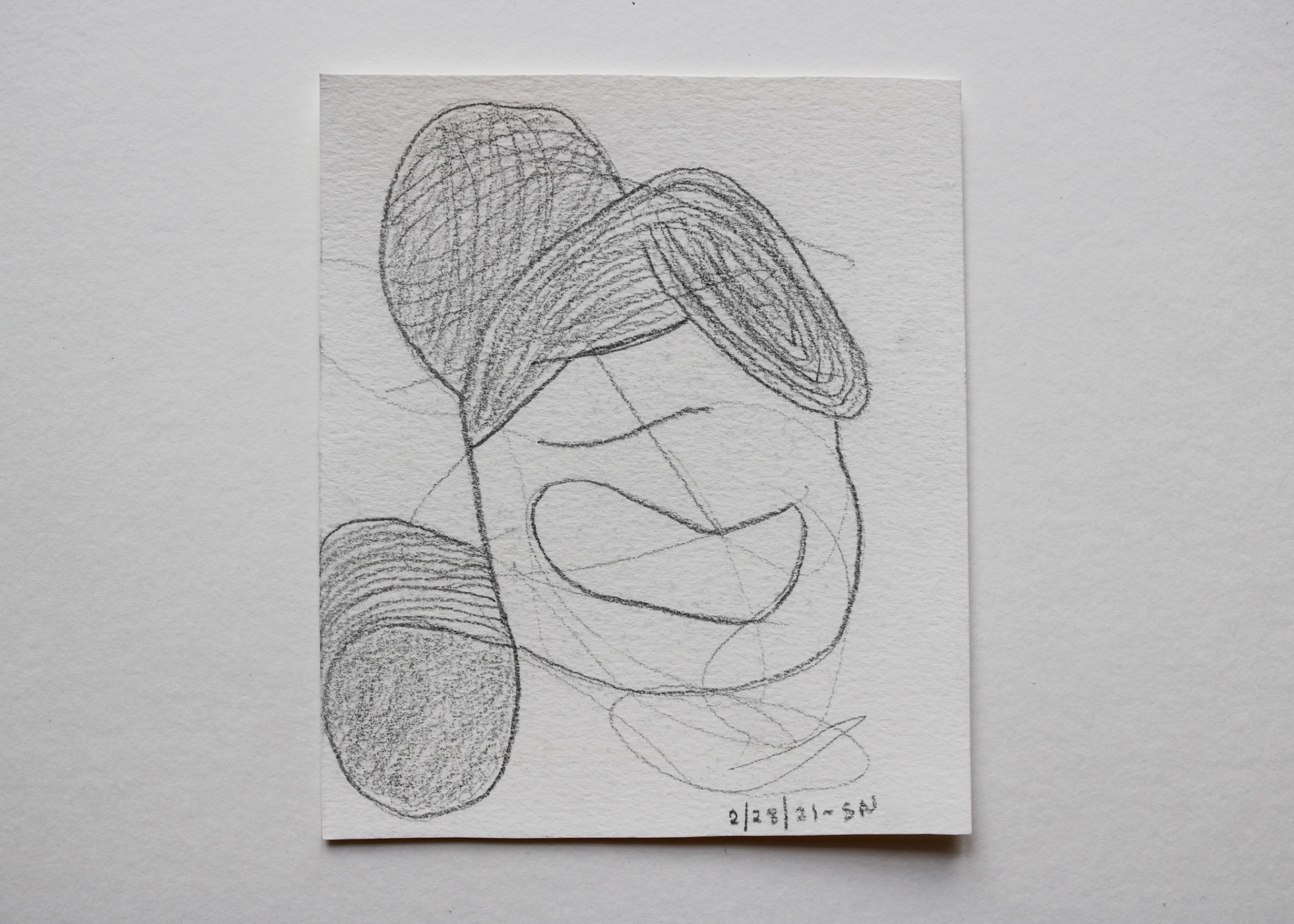 Charcoal on White Card Stock / 6 x 7 in / $60
