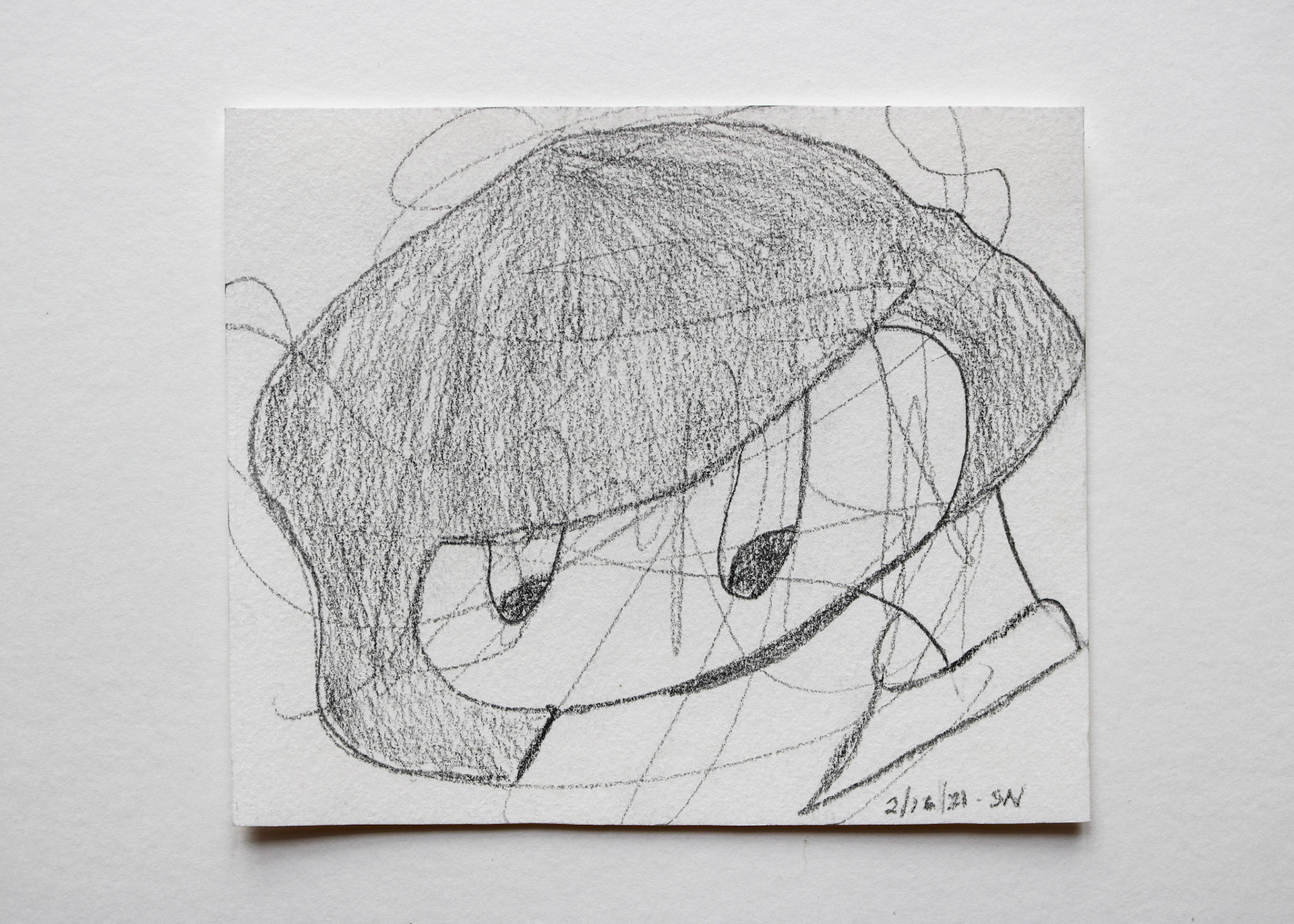 Charcoal on White Card Stock / 7 x 6 in / $60