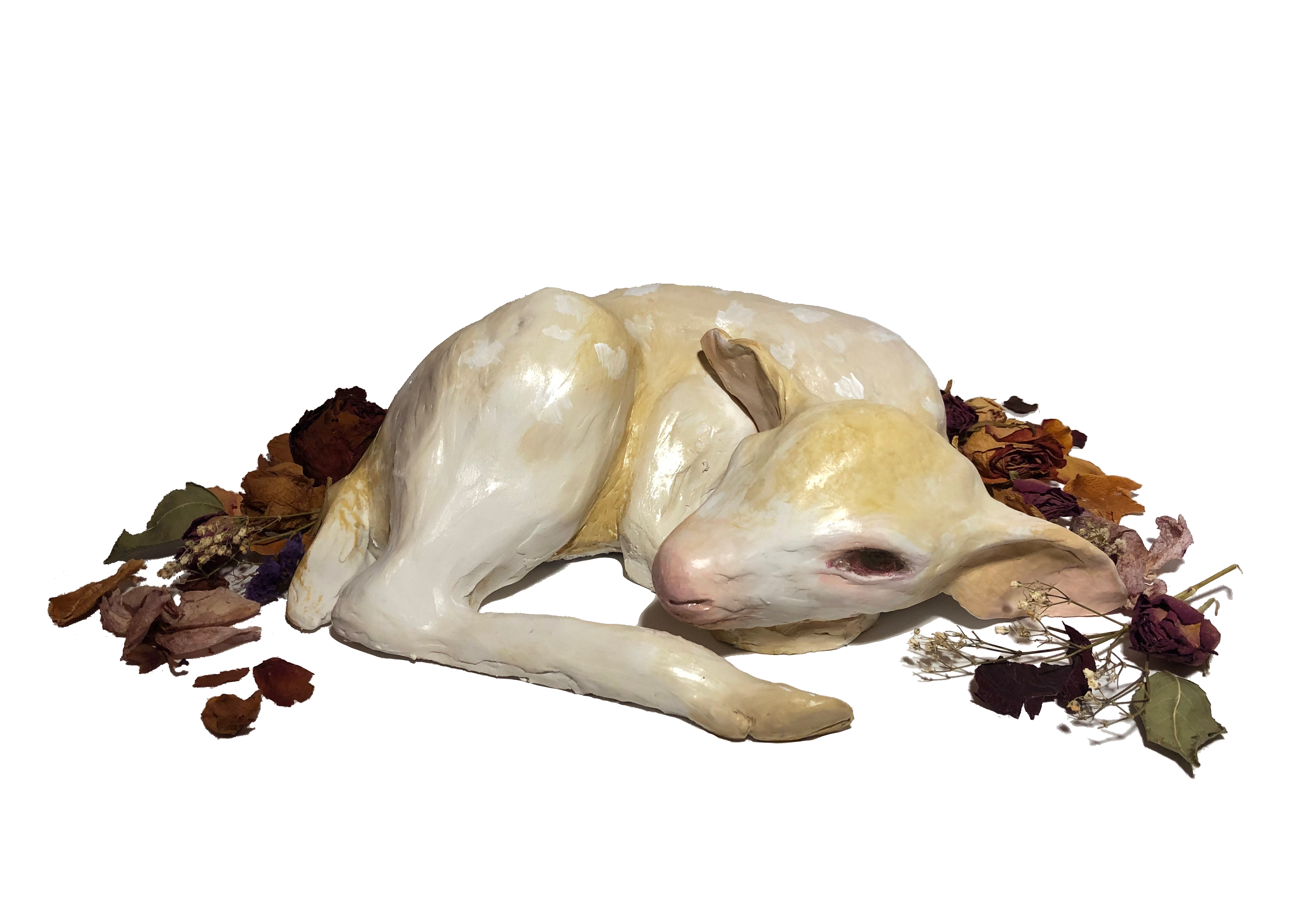kierstin wohlgemuth, "Fawn (self portrait)," 2020 (@8goblins)