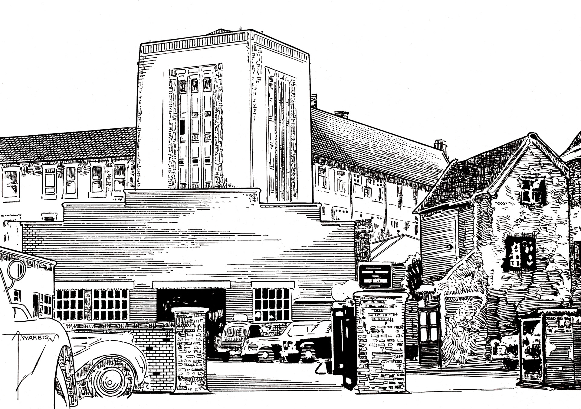 Derby's Modern Police Building and Garage