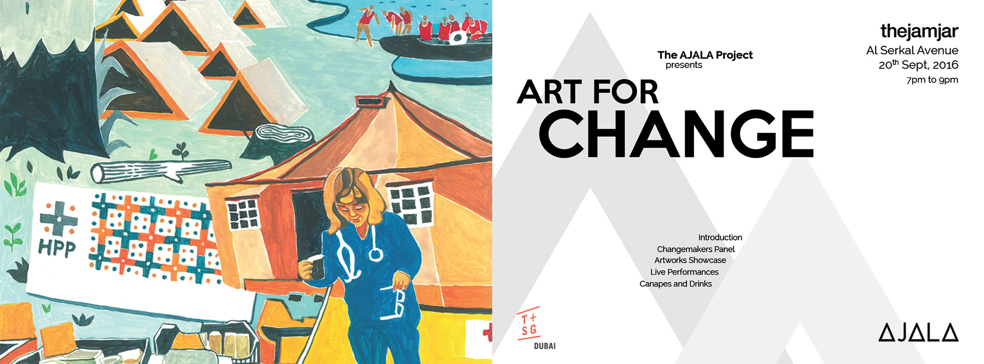 Art for Change - Facebook Banner