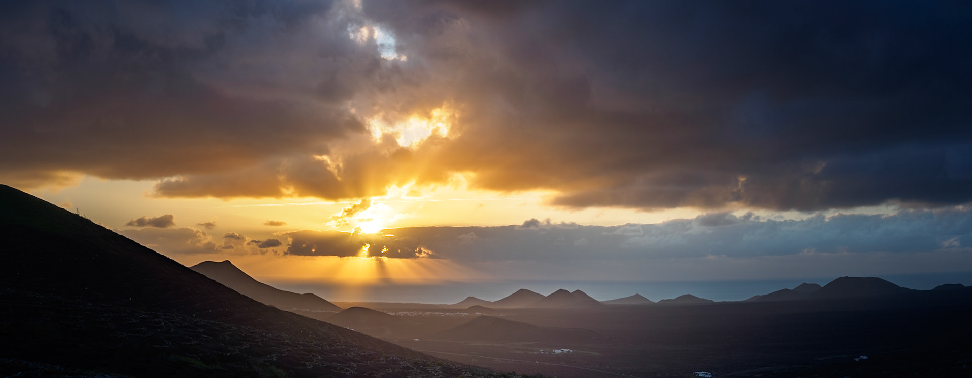 Sonnenuntergang in La Geria