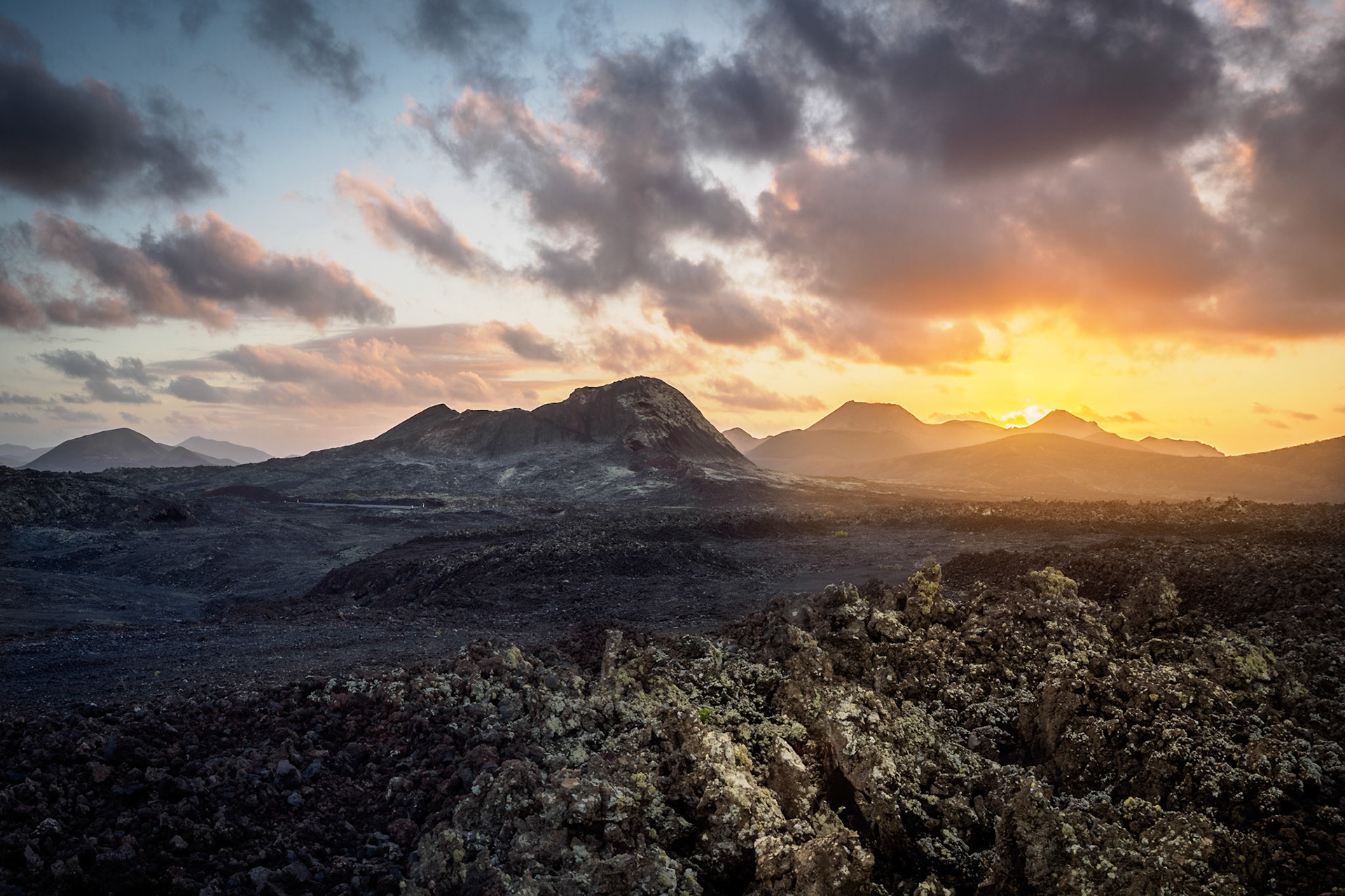 Sonnenuntergang an der Montana Colorada