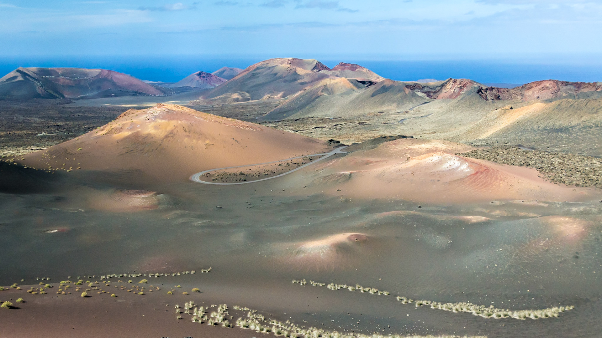 Blick über die Landschaft des Timanfaya