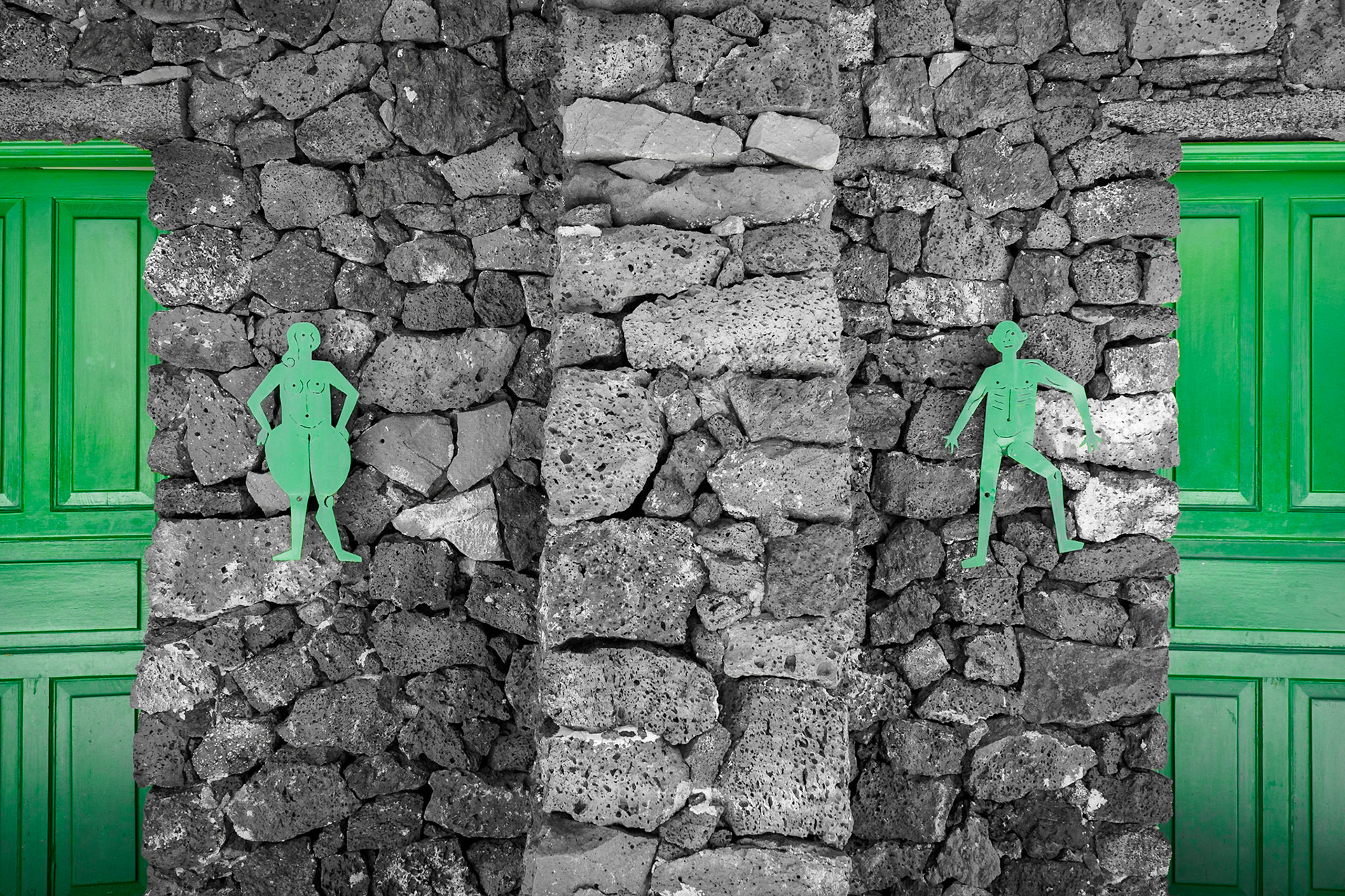 Selbst die Toiletten sind Kunst in der Fundación César Manrique