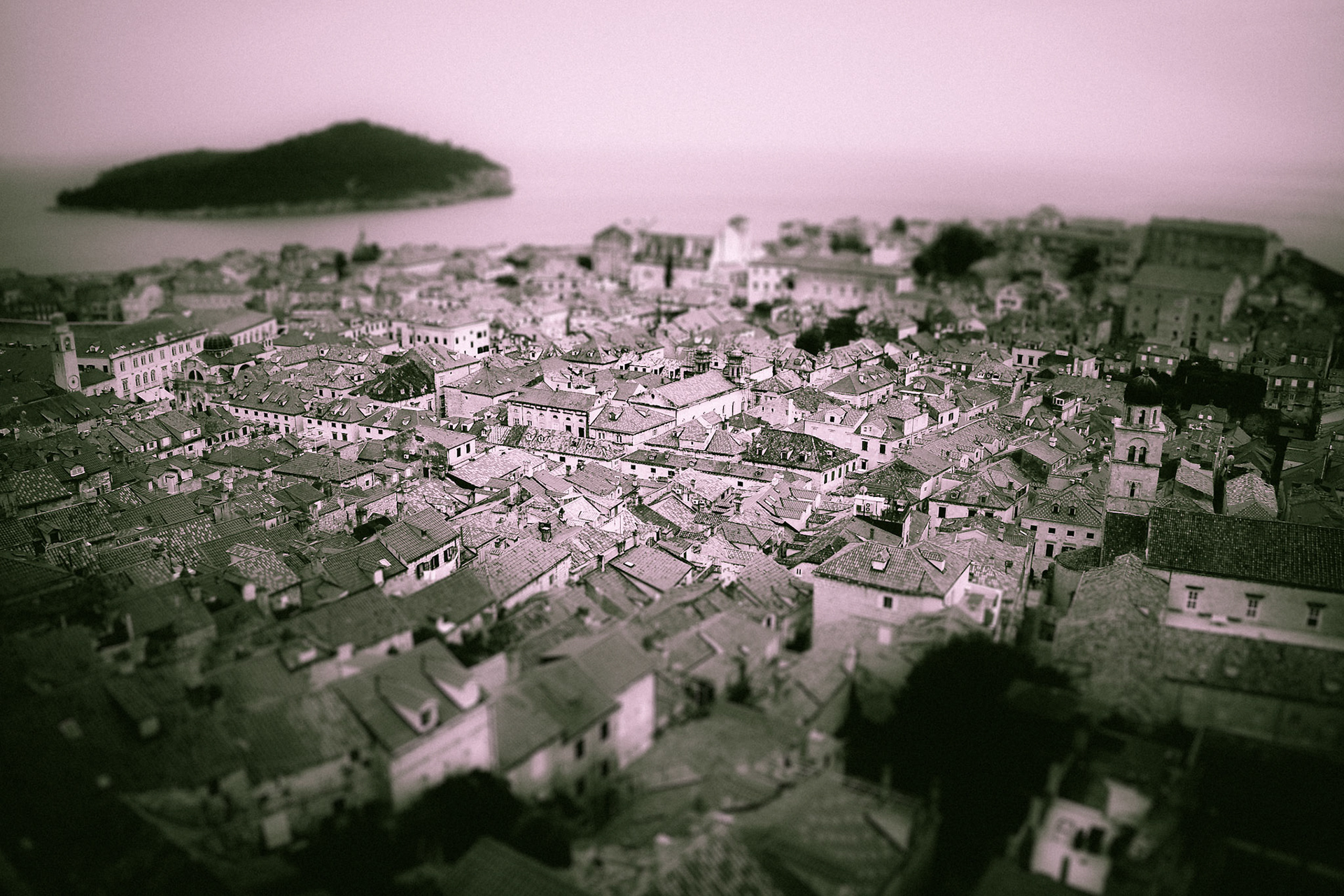 Blick über die Altstadt von Dubrovnik
