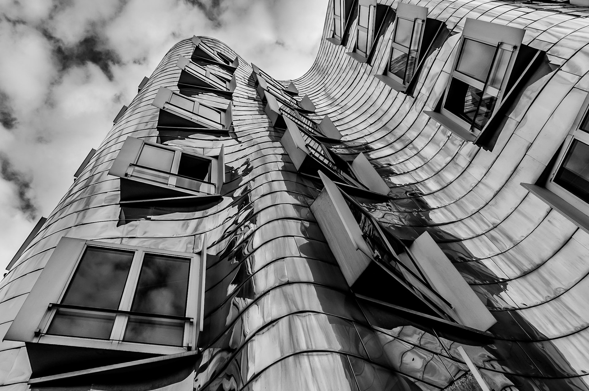 Neuer Zollhof im Medienhafen Düsseldorf