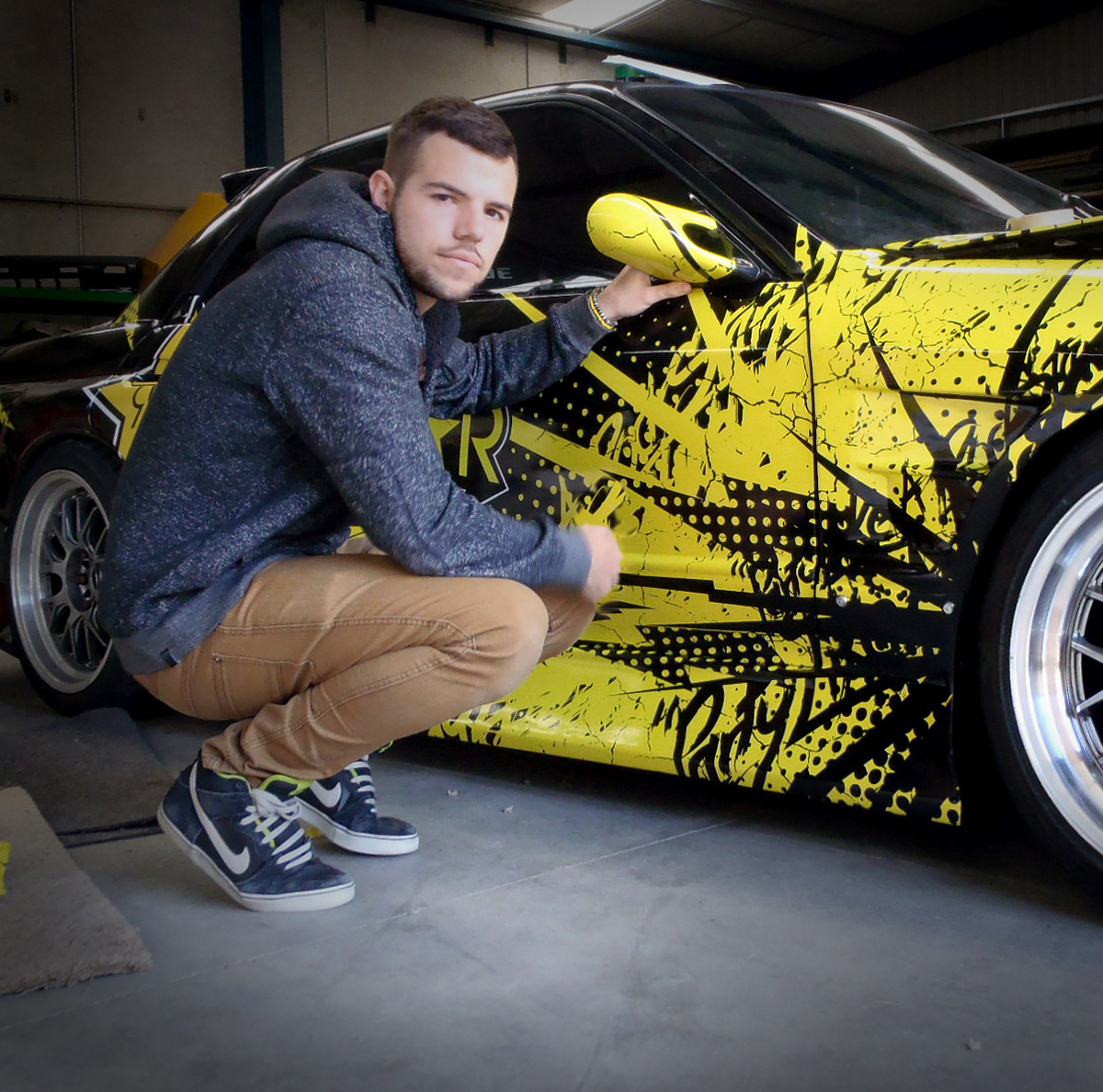 Ra Graphics Joe Kukutai Drift Car Wrap Design