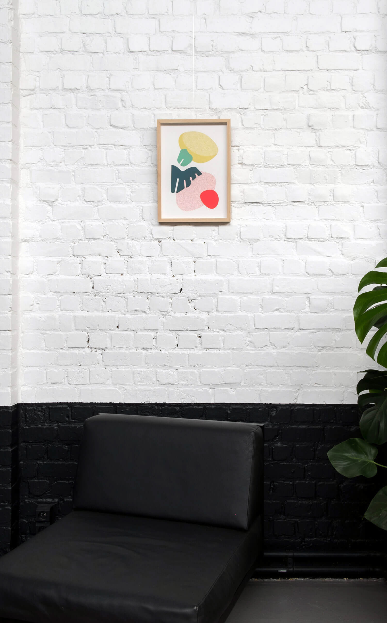 On the wall
