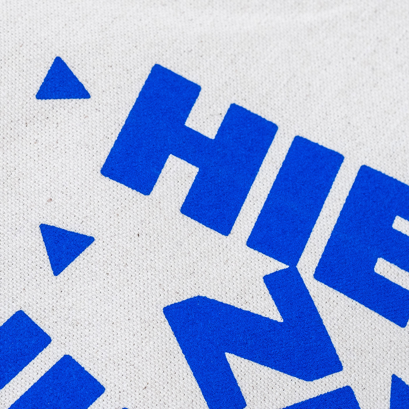 Gezeefdrukte tote bag Davidsfonds - close-up 2