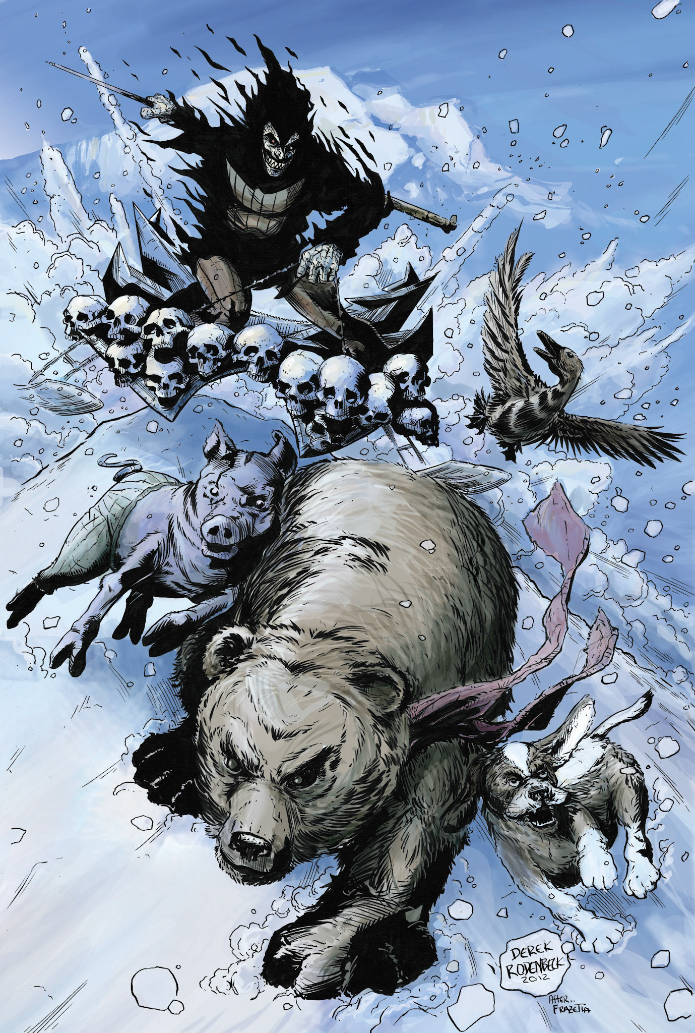 Stuff of Legend – Ink and Digital art by Derek Rodenbeck derekro