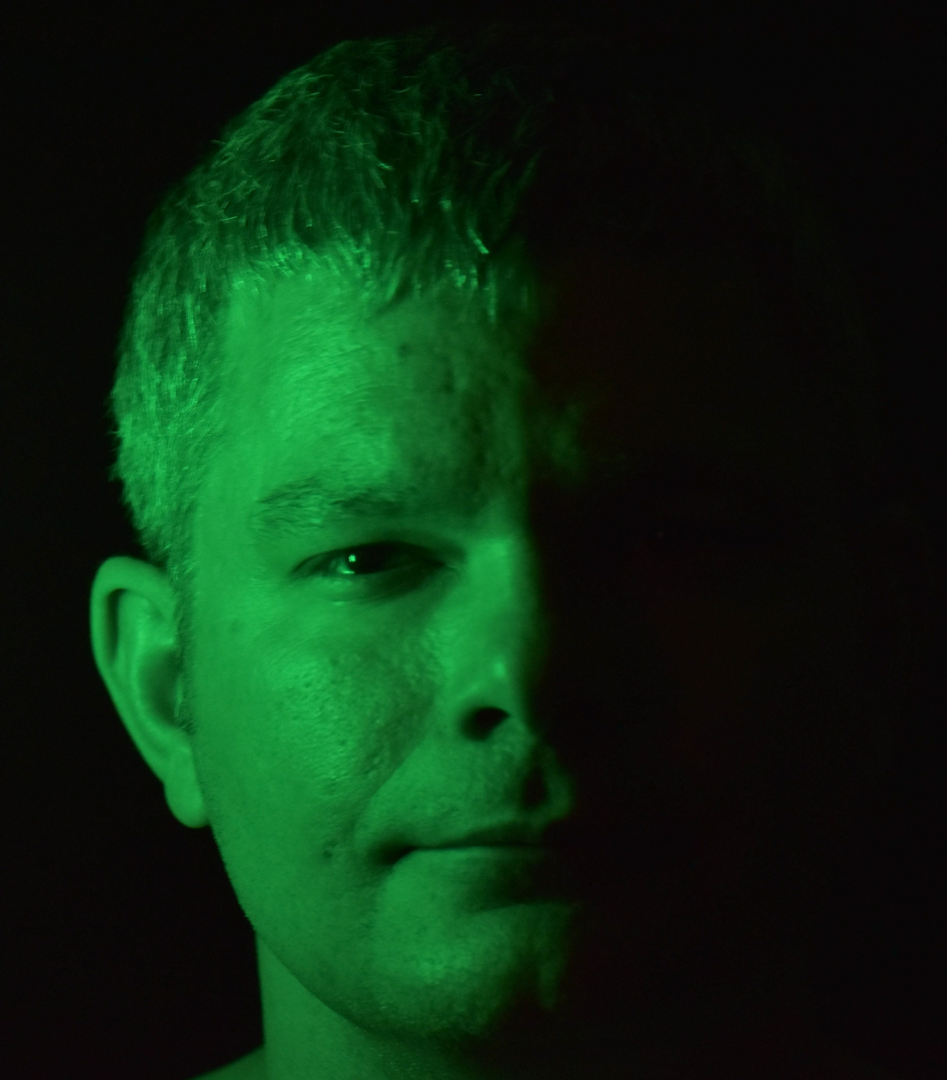 Self-portrait low light
