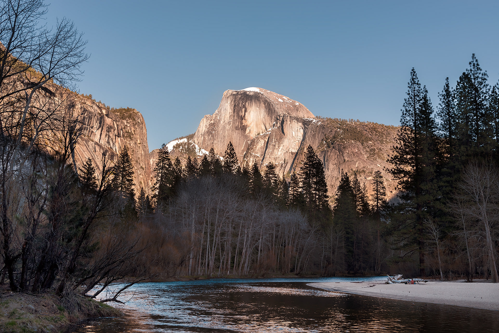 Half Dome and Merced River, Yosemite