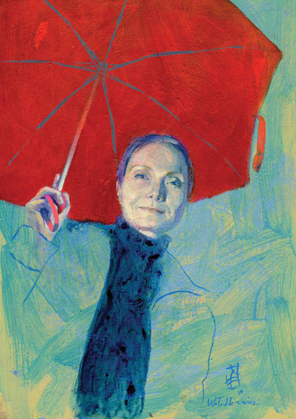 Katarzyna Kozyra, "Przekroj" 40/2010, acrylics, A4, 2010