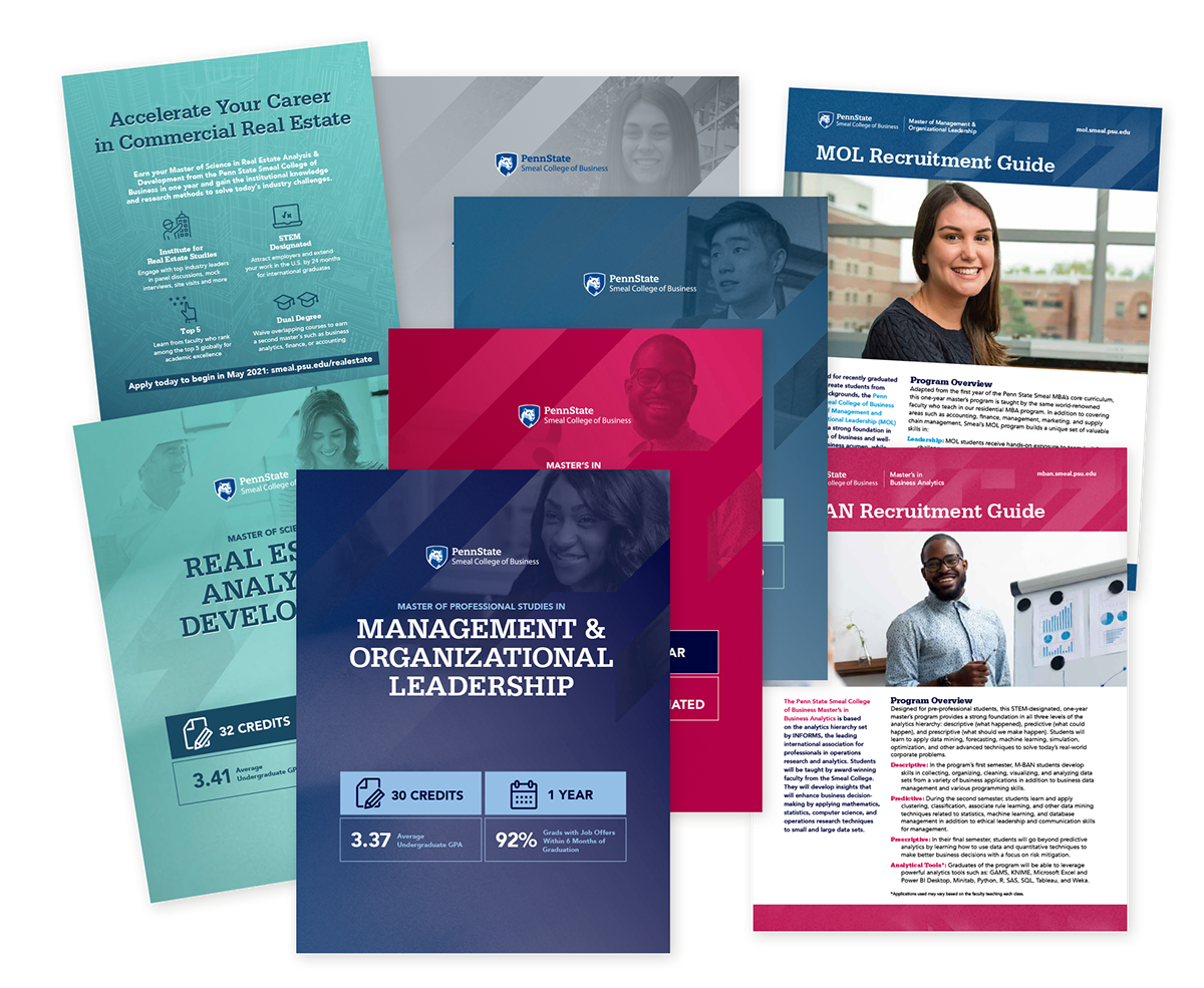 Leah Design Portfolio Penn State Smeal Residential Masters Colleteral