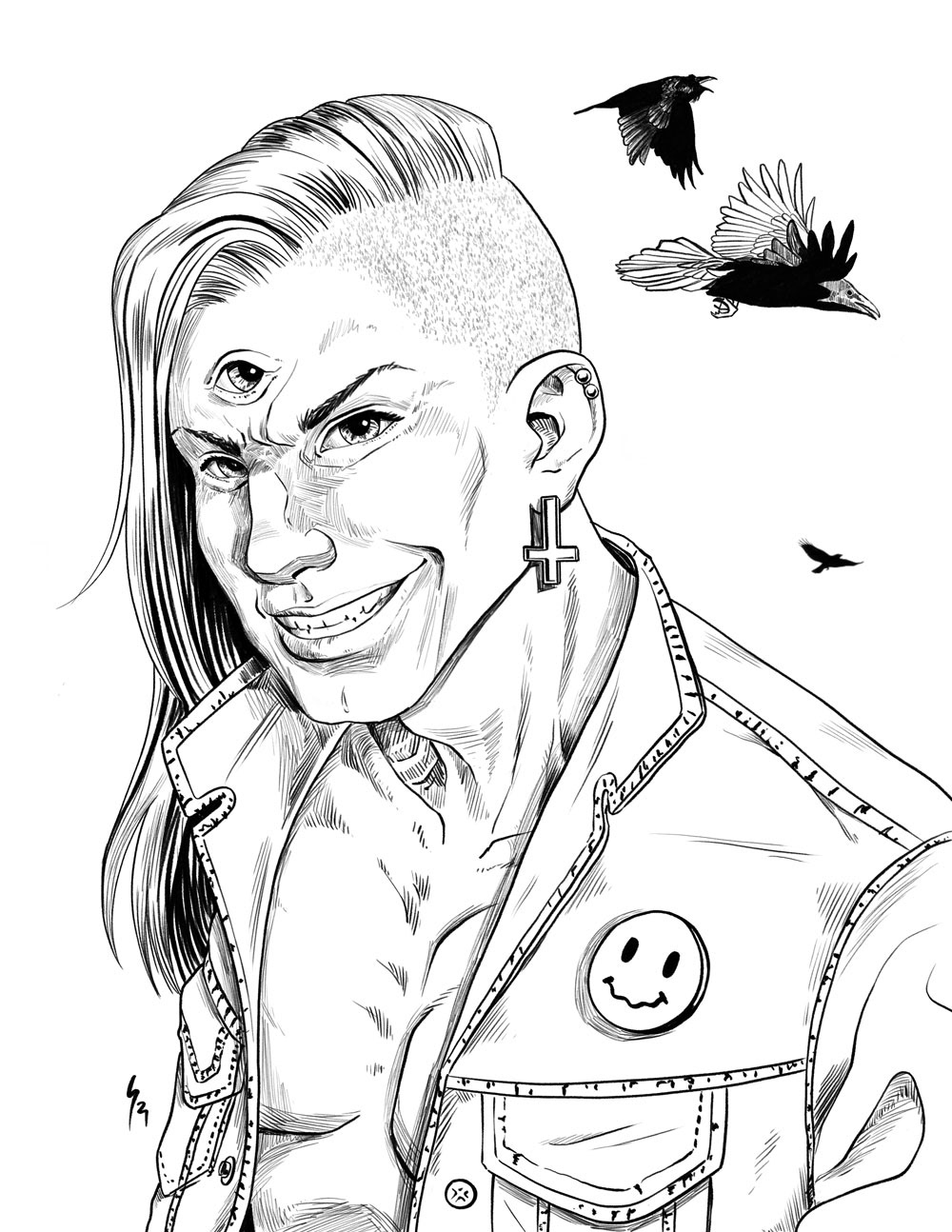 Flagg, digital inks