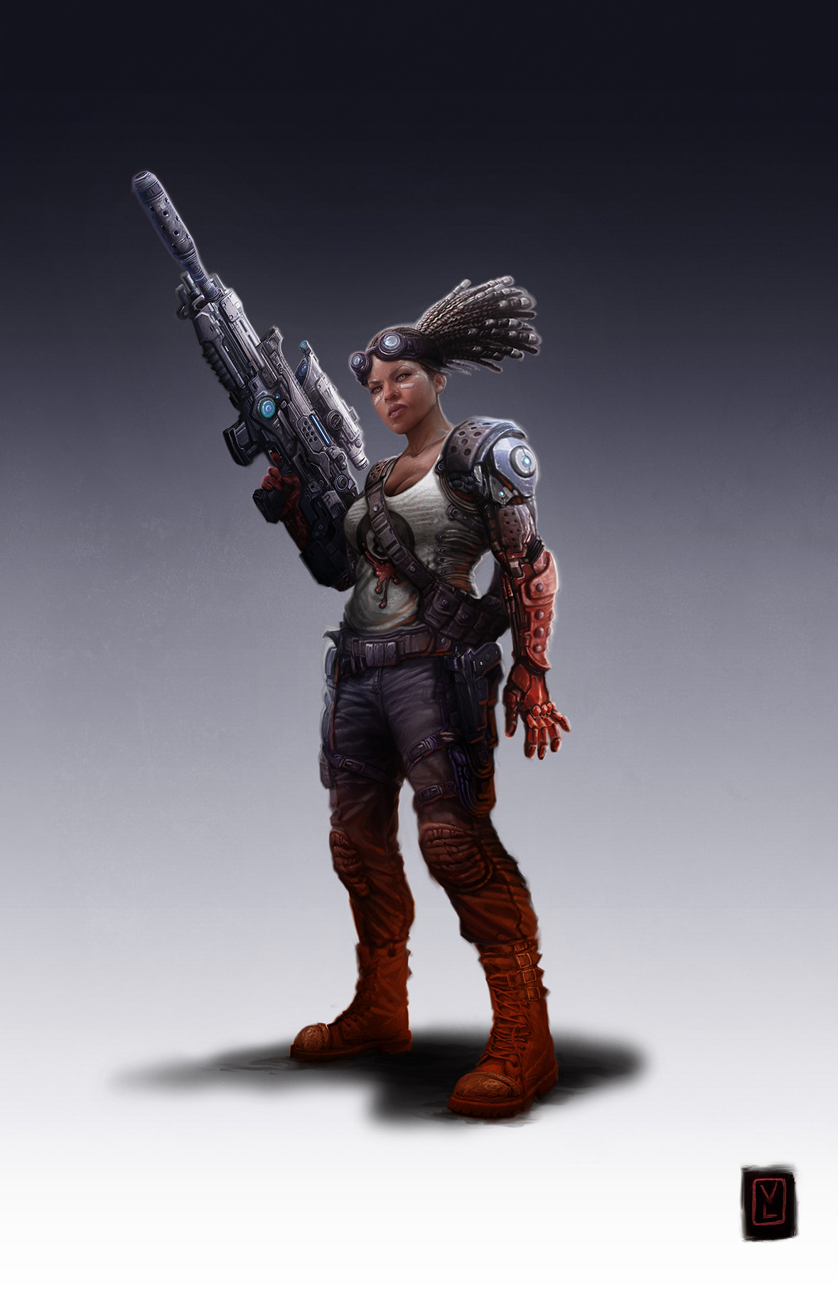 Bernadette Bernie Mataki For Gears of War 3