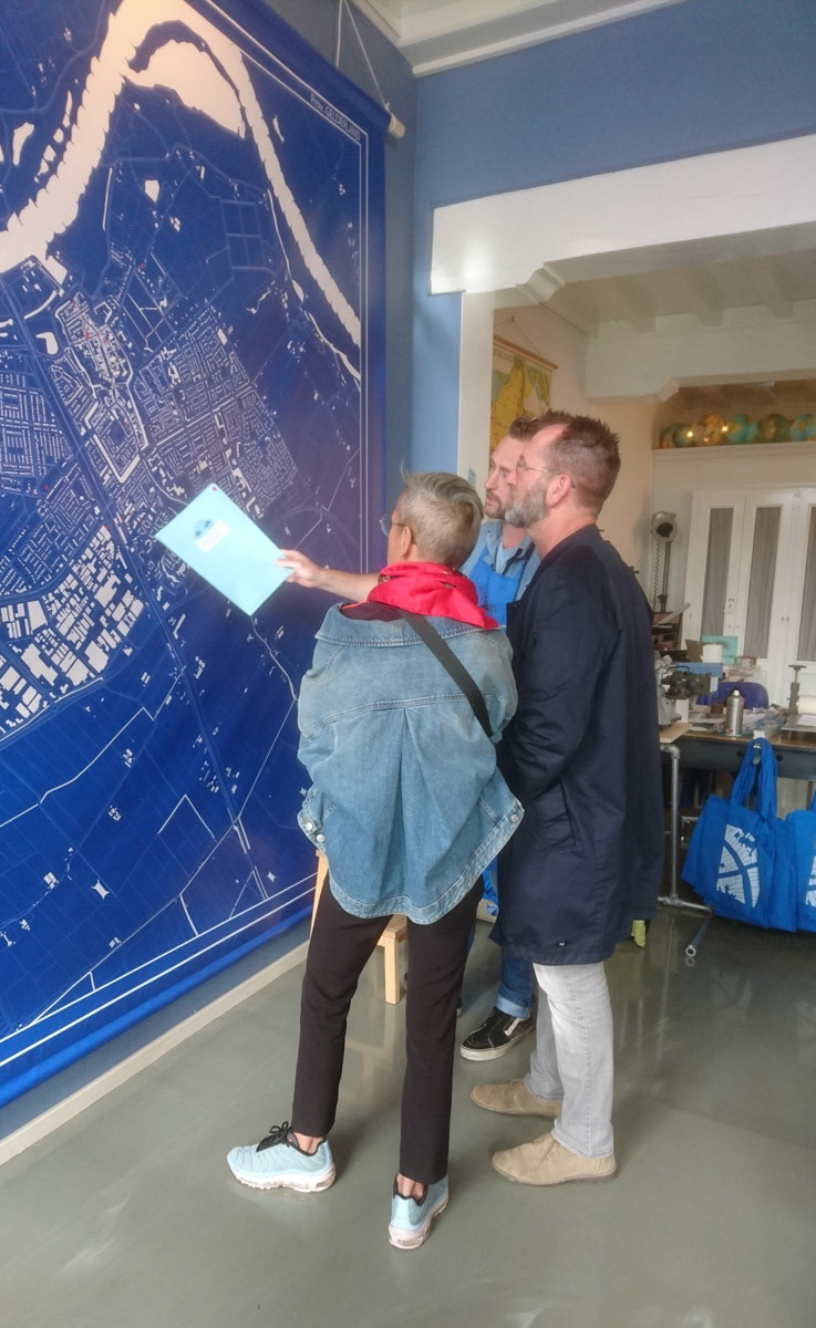 De verhalen zijn gekoppeld aan een locatie op de Blauwe Kaart