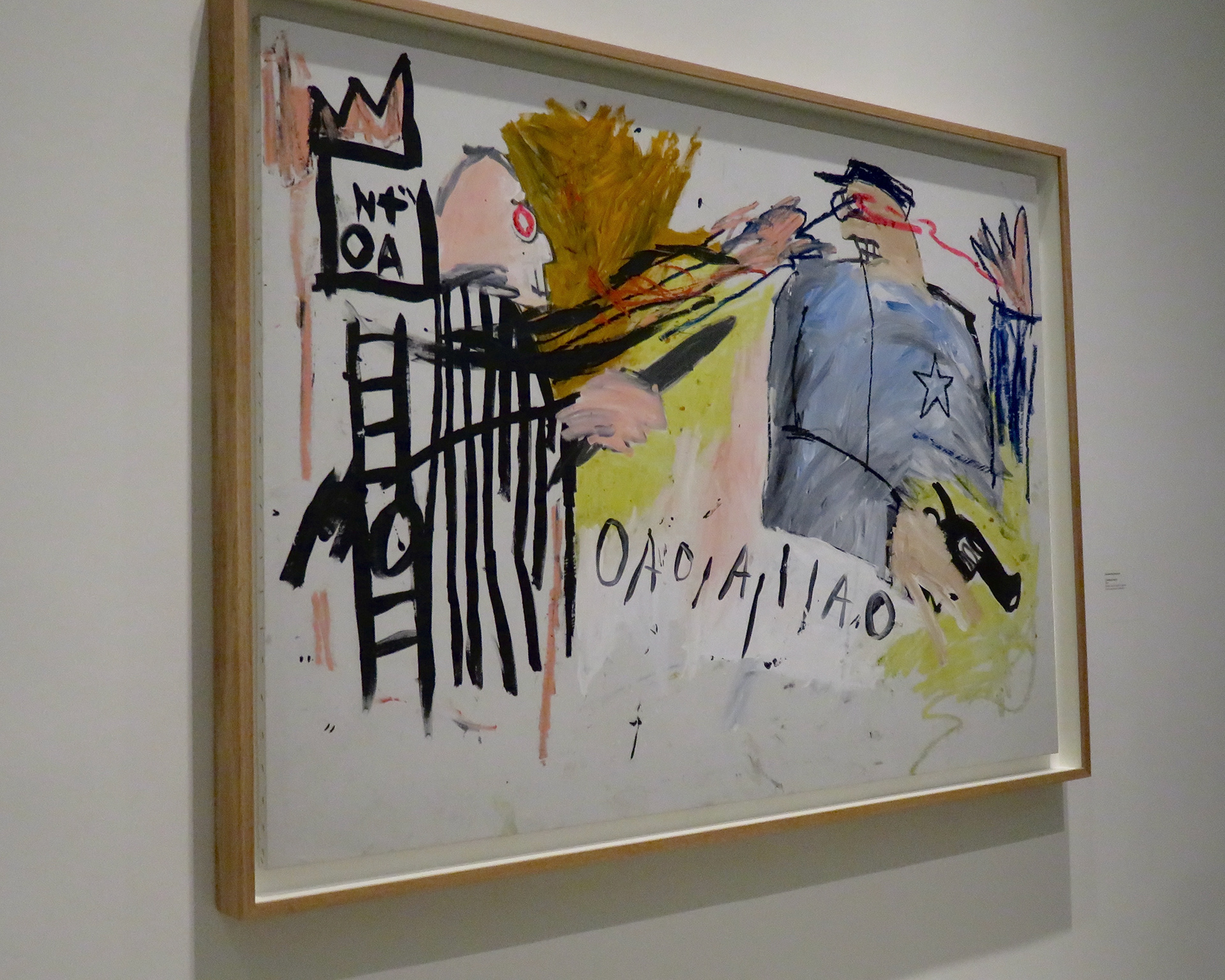 Jean-Michel Basquiat, Untitled (Sheriff), 1981.
