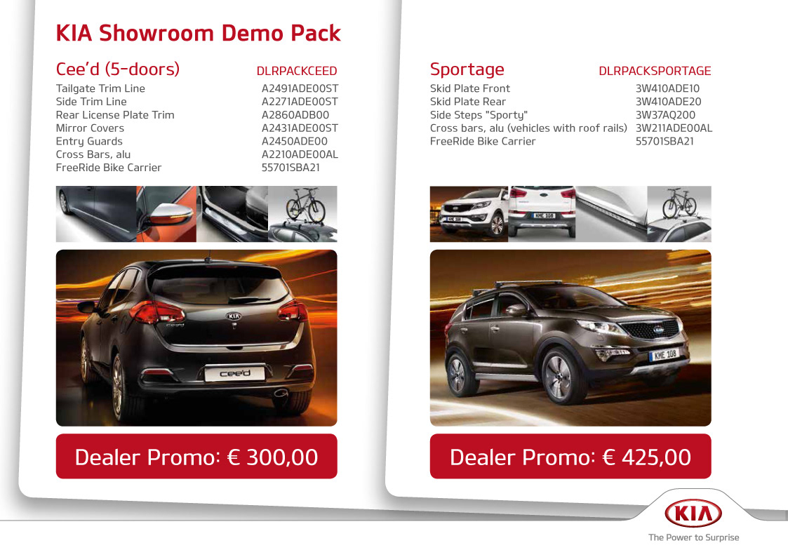 Dealer promo materiaal