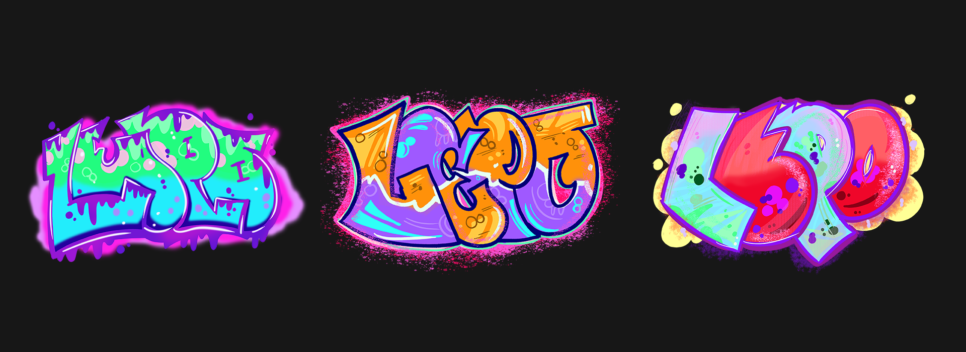Graffiti designs