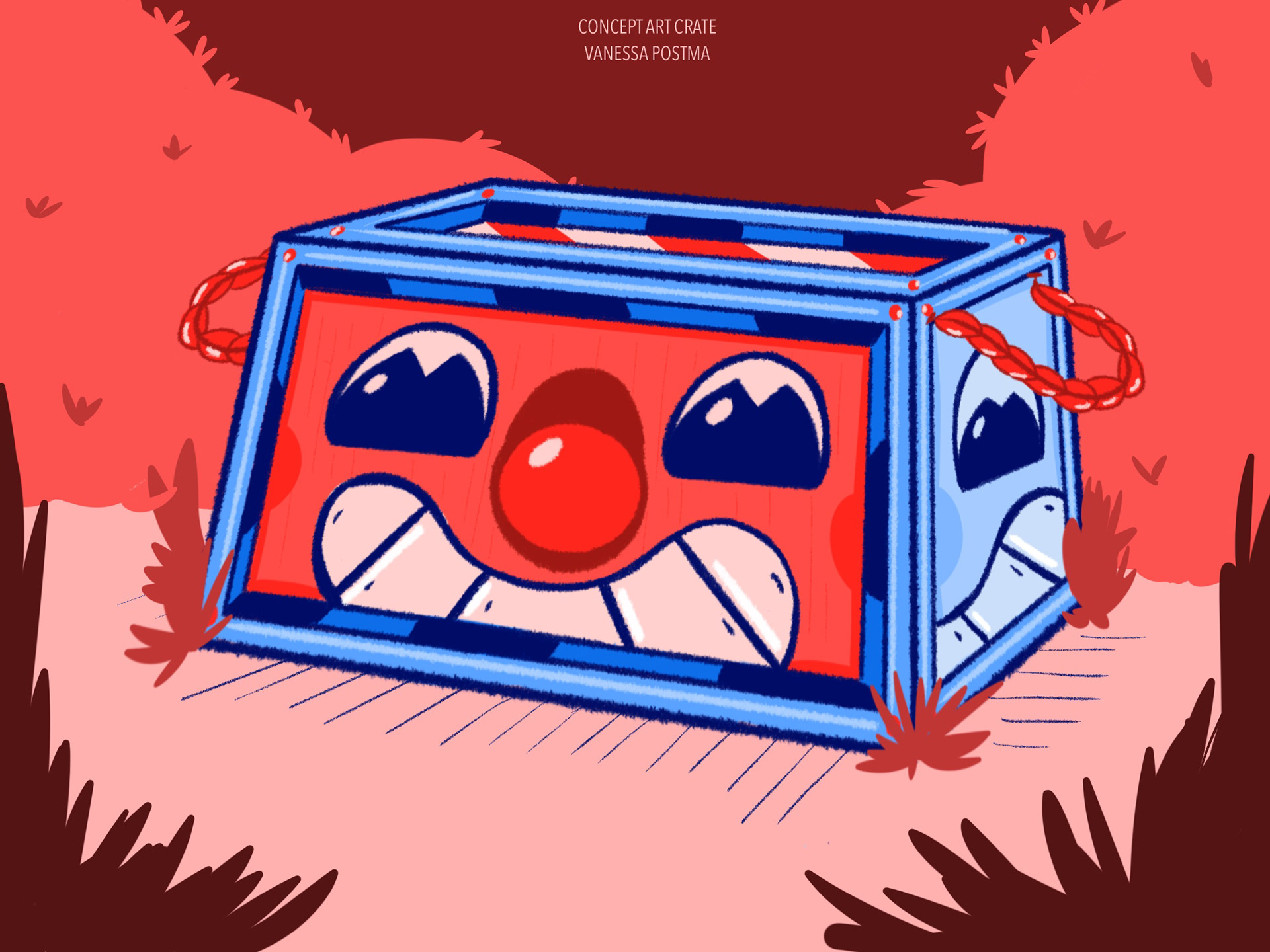 Concept art crate