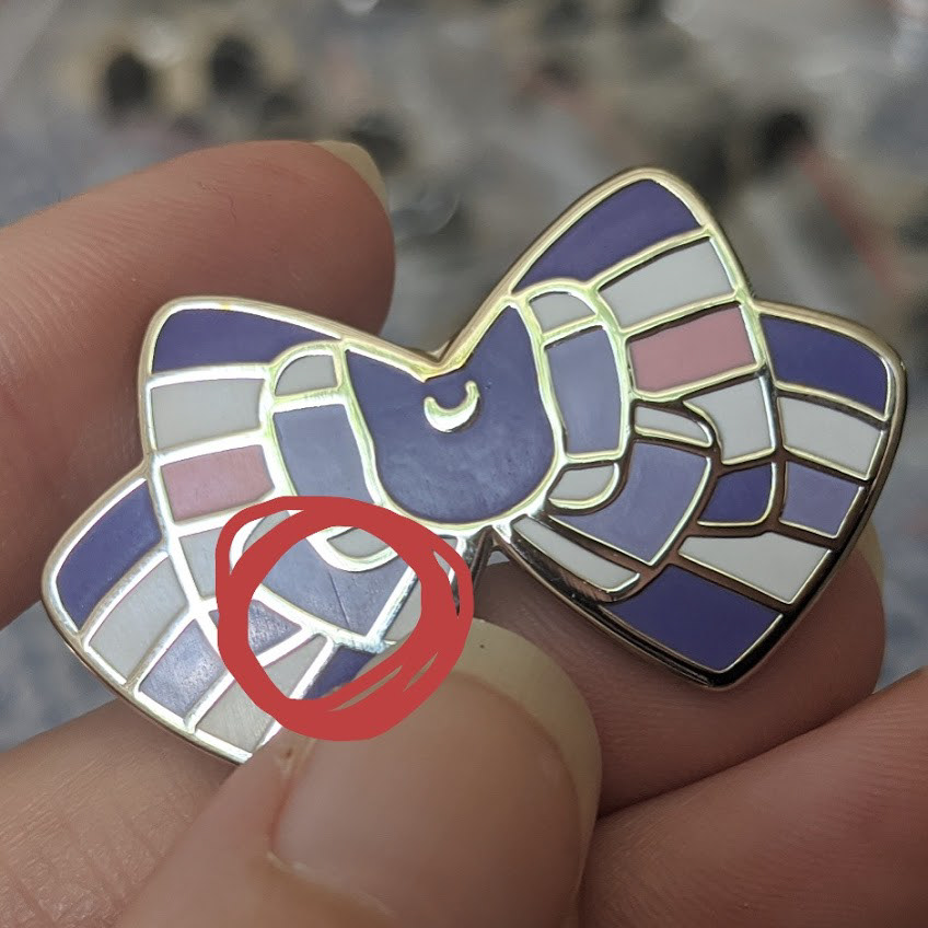 Grade B Flaw - deep scratch